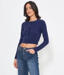 Cardigan crop