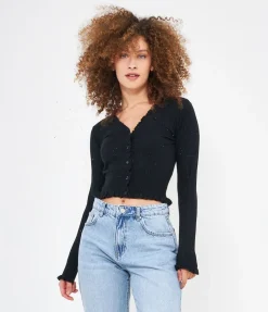 Cardigan crop