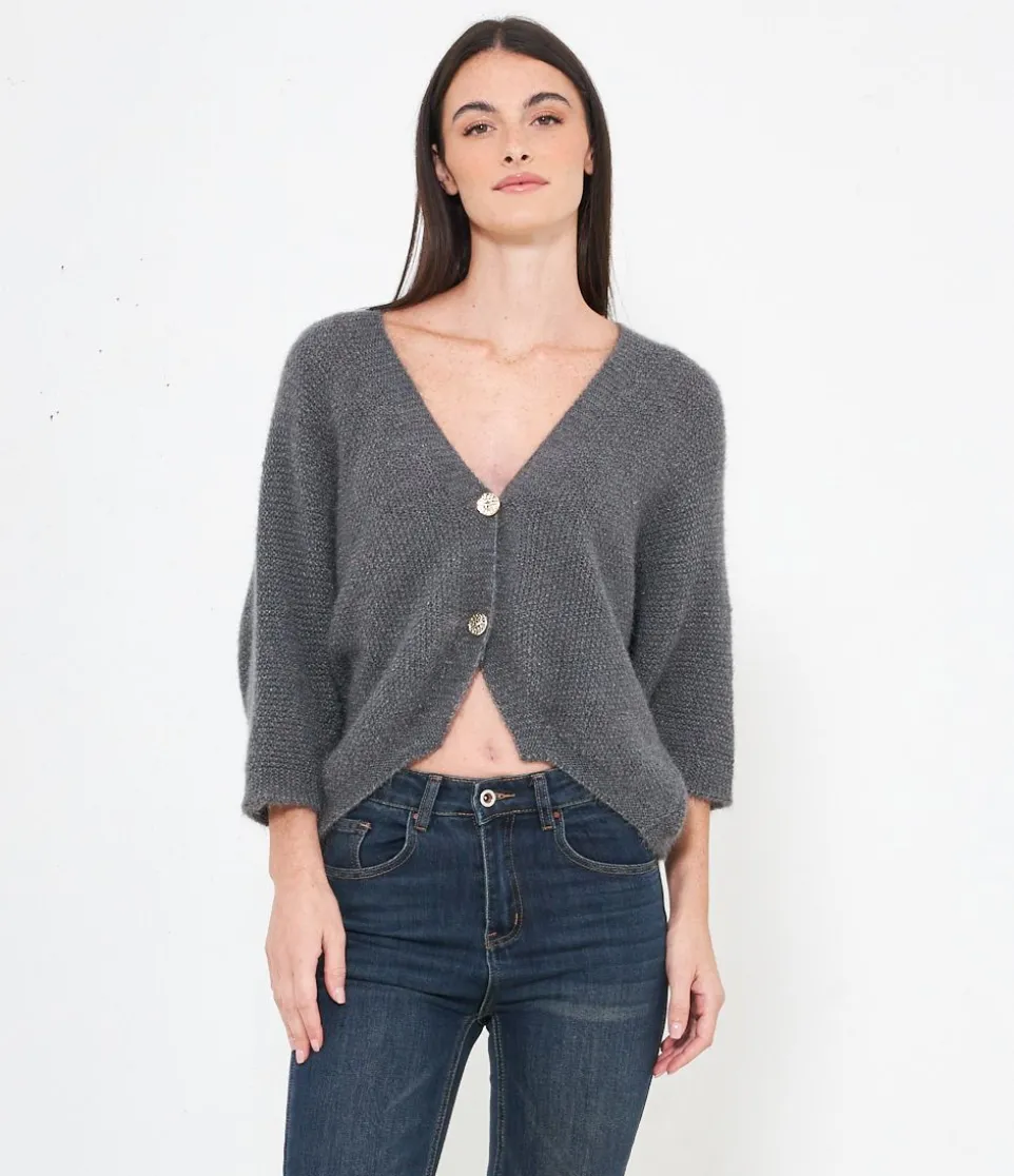 Cardigan doppio bottone