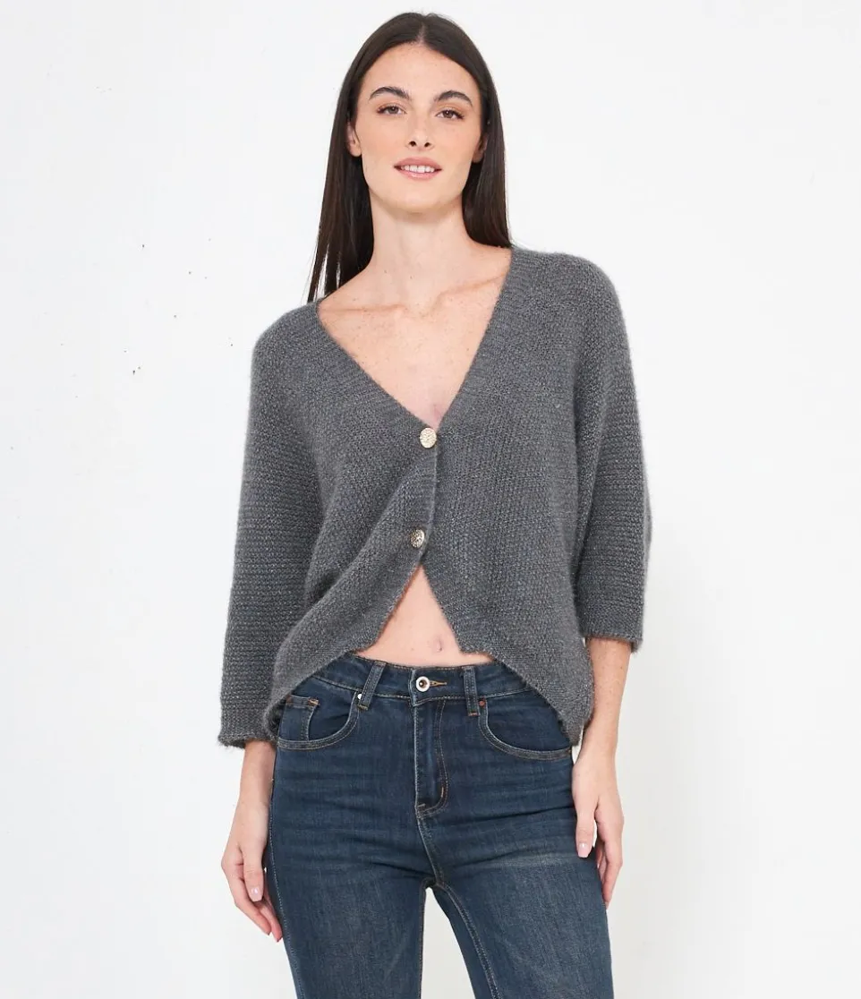 Cardigan doppio bottone