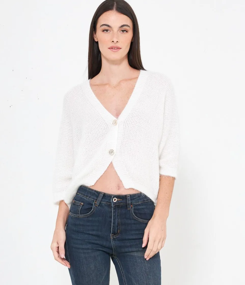 Cardigan doppio bottone