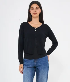 Cardigan doppio bottone