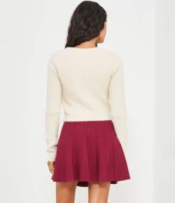 Cardigan effetto peluche