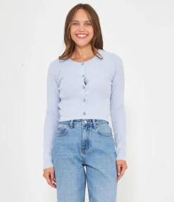 Cardigan effetto peluche