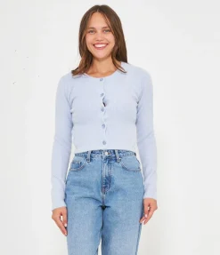 Cardigan effetto peluche