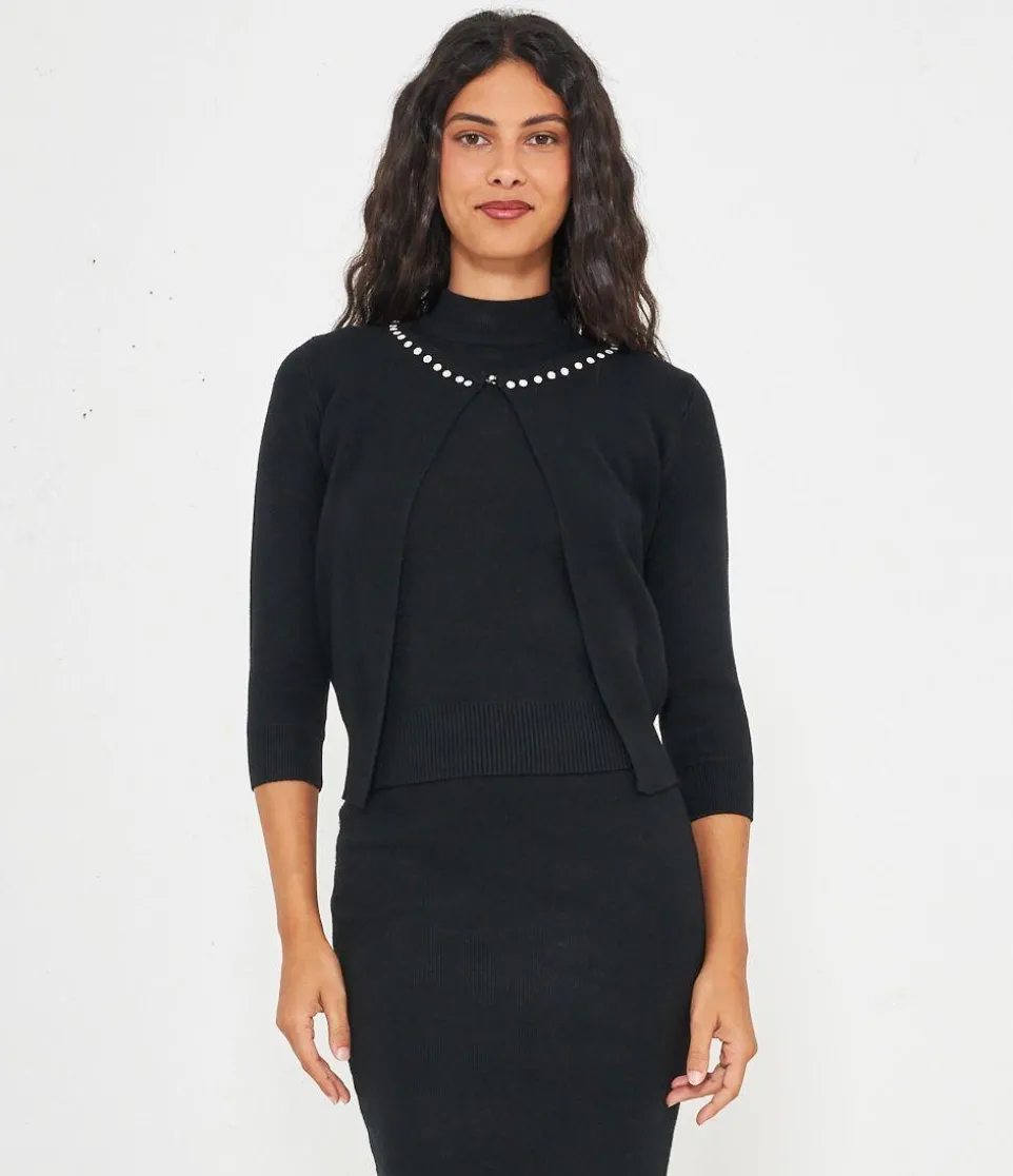 Cardigan gioiello