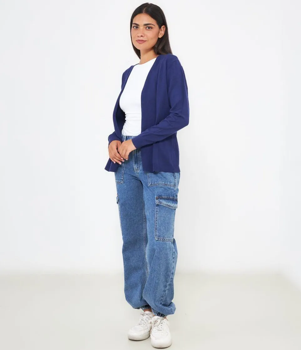 Cardigan in viscosa