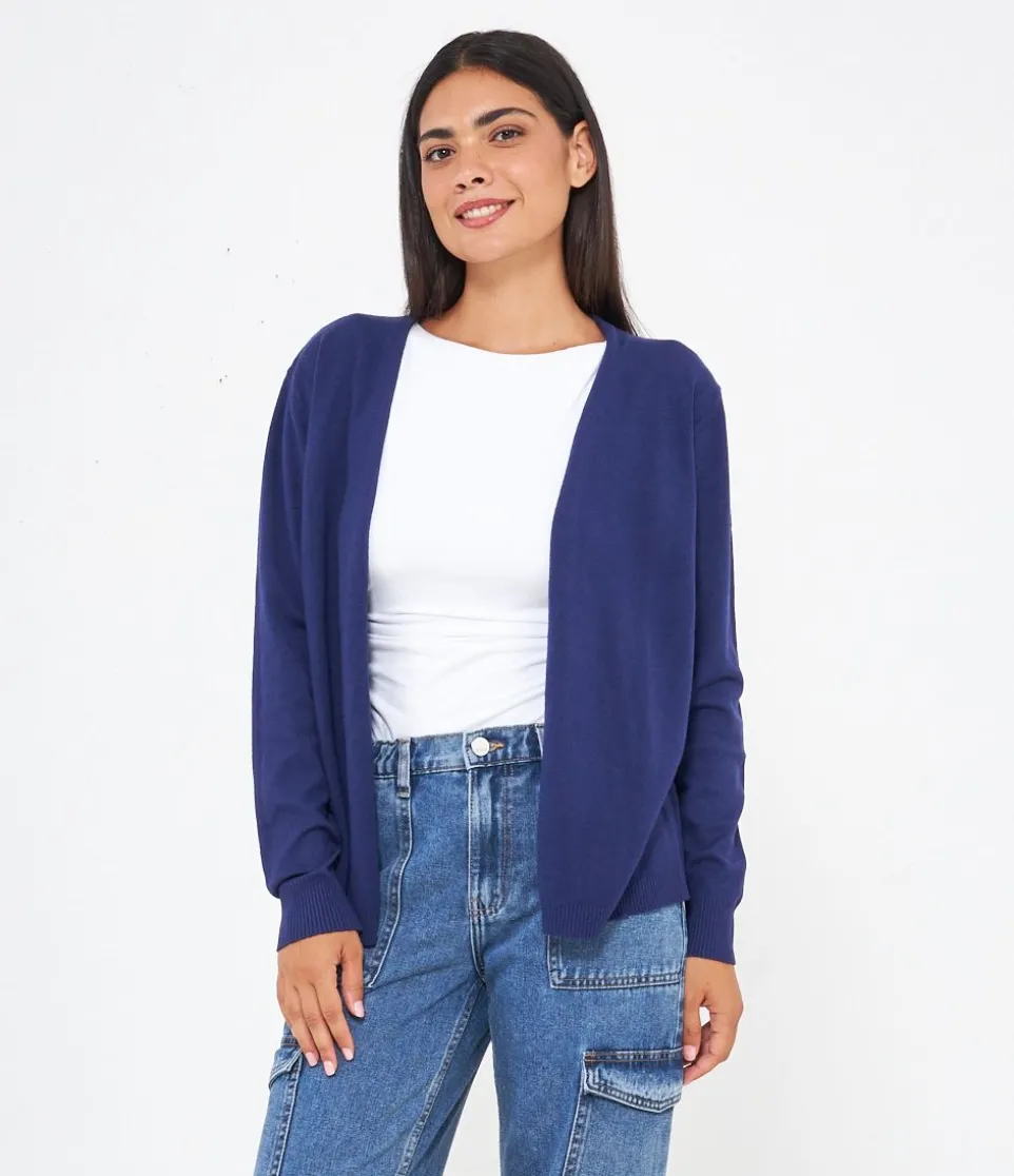 Cardigan in viscosa