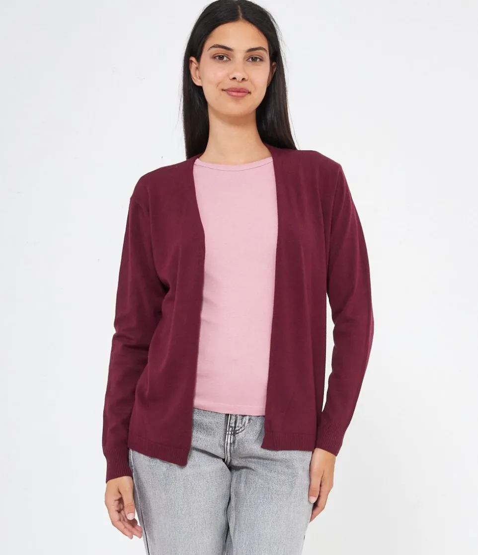 Cardigan in viscosa