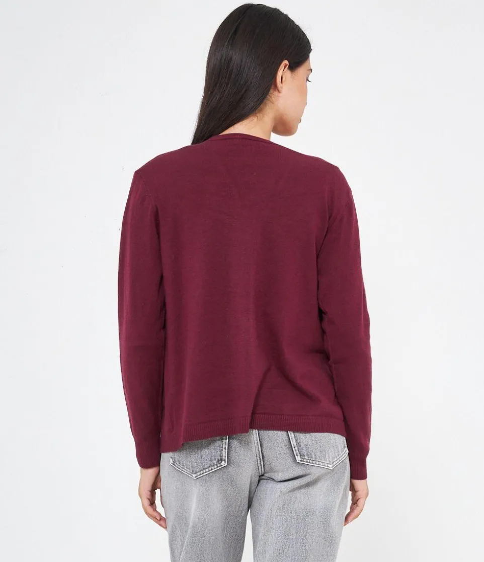 Cardigan in viscosa