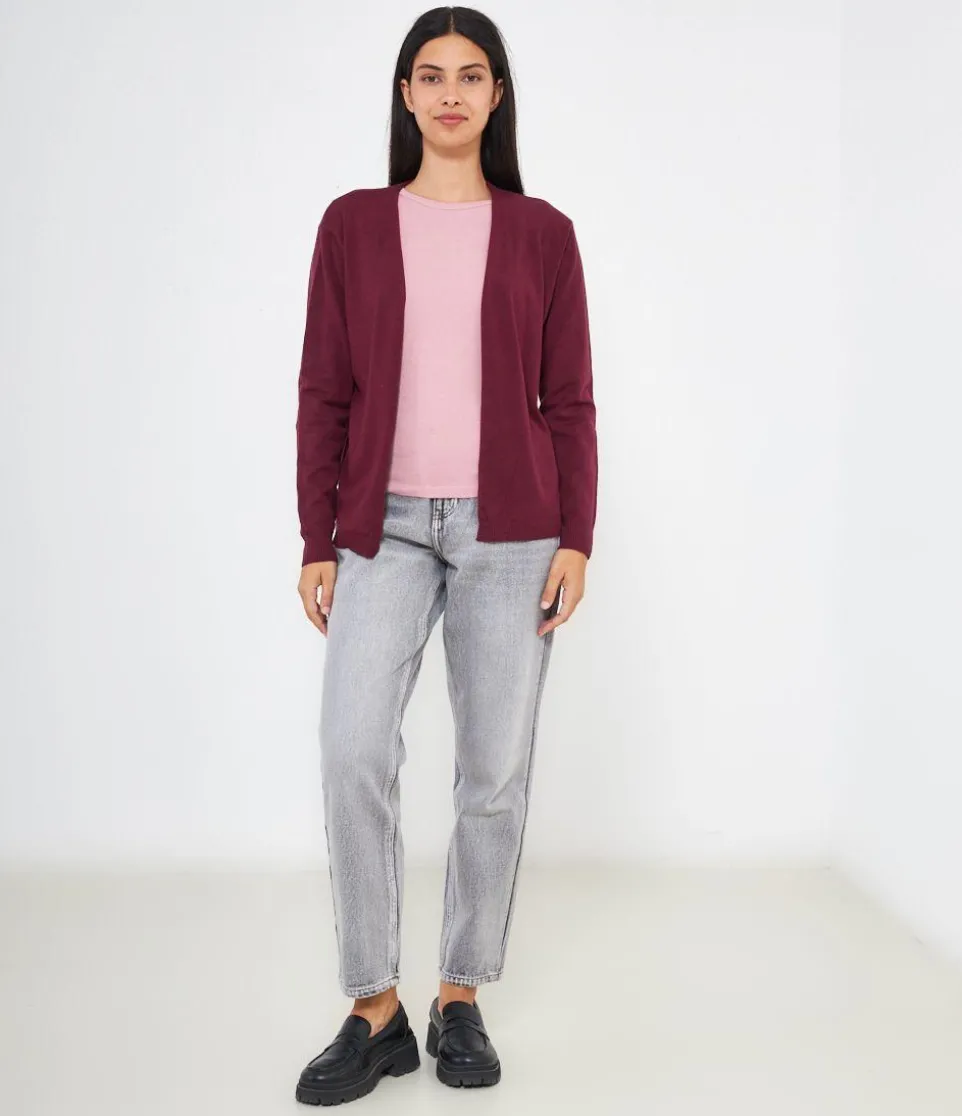 Cardigan in viscosa