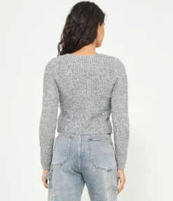 Cardigan lurex