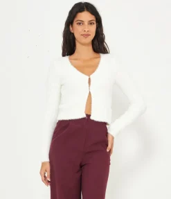 Cardigan lurex