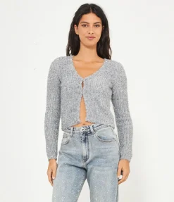 Cardigan lurex