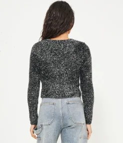 Cardigan lurex