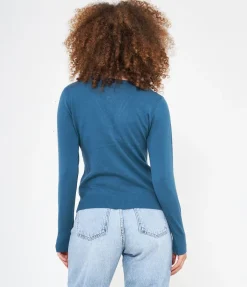 Cardigan scollo a v