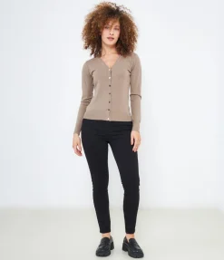 Cardigan scollo a v