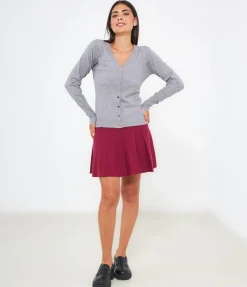 Cardigan scollo a v