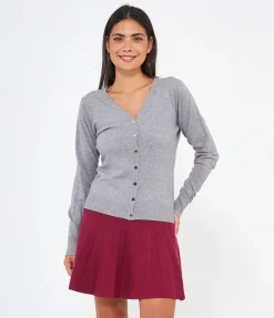 Cardigan scollo a v