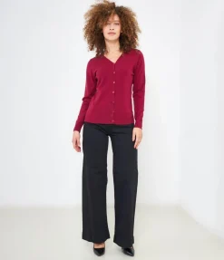 Cardigan scollo a V