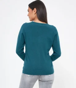 Cardigan scollo a V