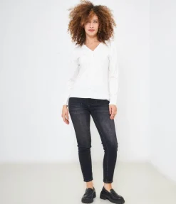 Cardigan scollo a V