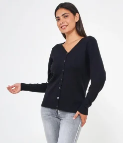 Cardigan scollo a V