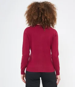 Cardigan scollo a V