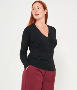 Cardigan scollo a V