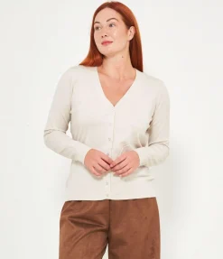Cardigan scollo a V