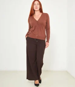 Cardigan scollo a V
