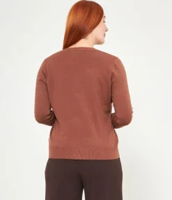 Cardigan scollo a V