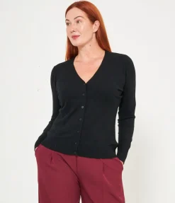 Cardigan scollo a V