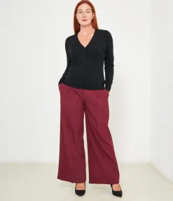 Cardigan scollo a V