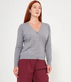 Cardigan scollo a V