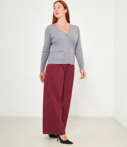 Cardigan scollo a V