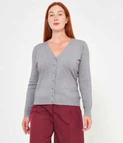 Cardigan scollo a V