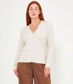 Cardigan scollo a V