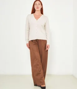 Cardigan scollo a V