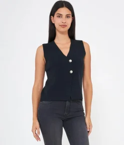 Gilet bottoni gioiello