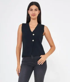Gilet bottoni gioiello