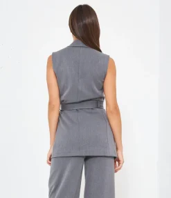 Gilet con cintura