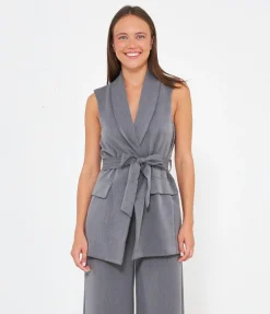 Gilet con cintura