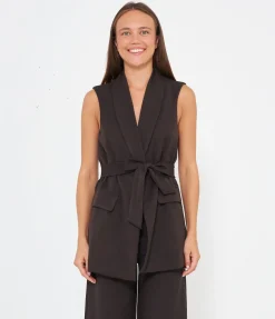 Gilet con cintura