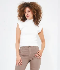 Gilet con spalline