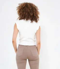 Gilet con spalline