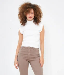 Gilet con spalline