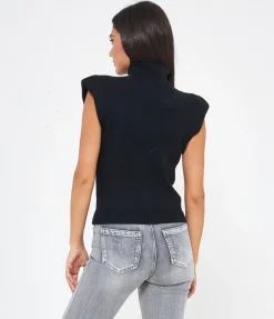 Gilet con spalline