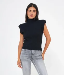 Gilet con spalline