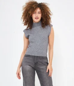Gilet con spalline